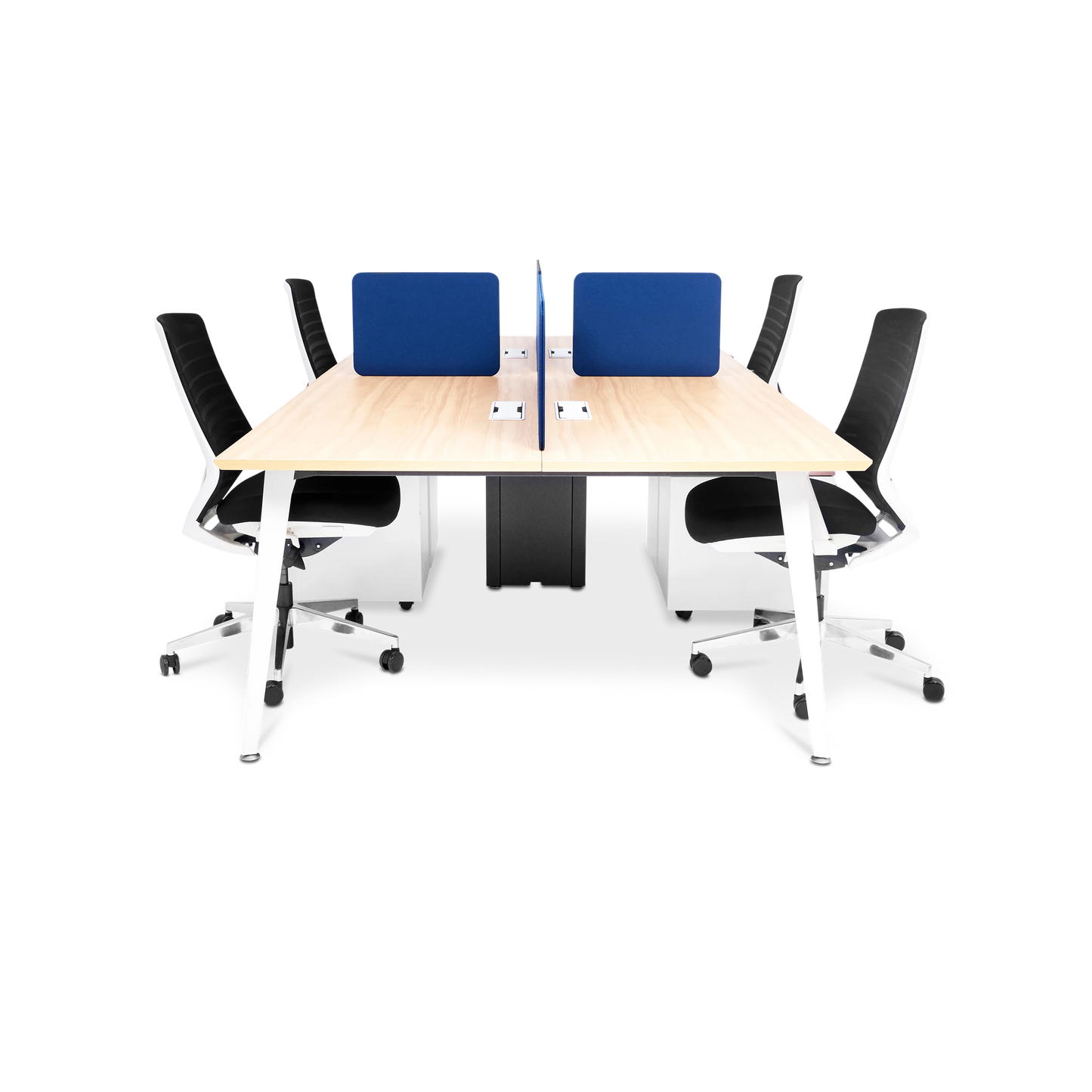 Privacy Panels, Six Person Desk