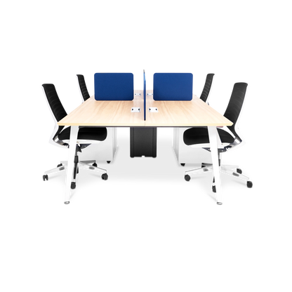 Privacy Panels, Six Person Desk